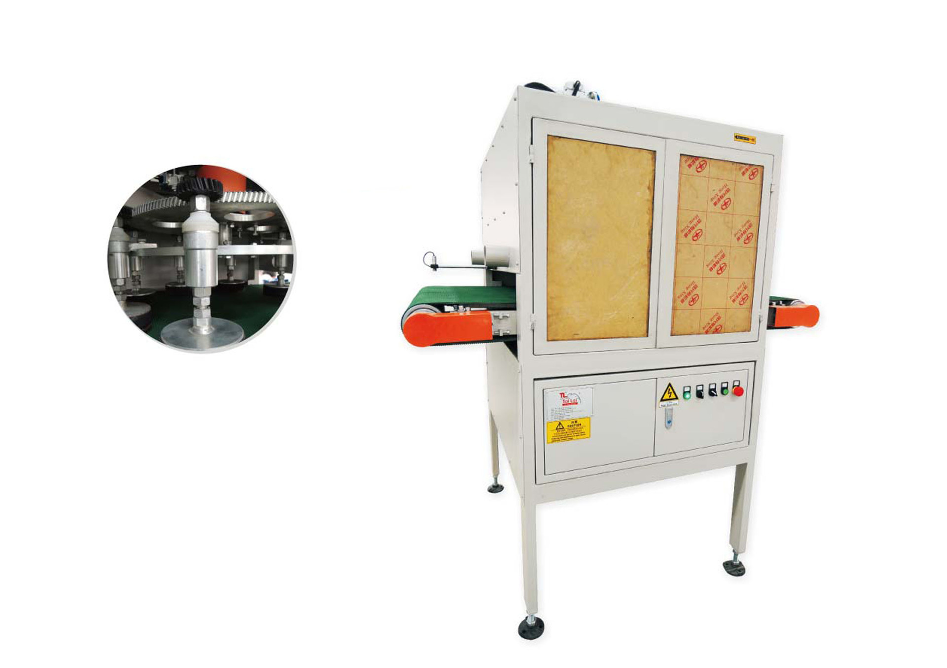 0206.Glaze brushing machine for rustic tiles